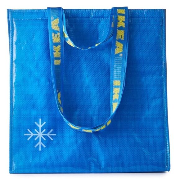 Set of (2) IKEA FRAKTA Cooler Bag, Shopping Bag Blue - Picture 2 of 8
